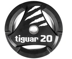 Olimpiniai PU svarmenys TIGUAR® (1.25-25kg) (Svoris: 20 kg)