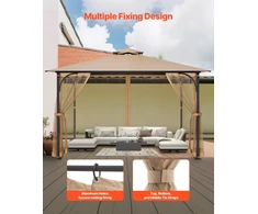 VEVOR Pakeičiamas tinklinis pavėsinės tinklelis 10x12x7.3 m