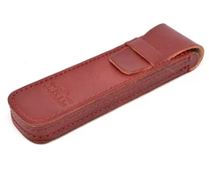 TMC Natural Leather Penalas Skórzany Dėklas na Długopisy Pionowy su Klapą