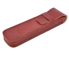 TMC Natural Leather Penalas Skórzany Dėklas na Długopisy Pionowy su Klapą