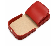 TMC Natural Leather Portmonetka Skórzana Podkówka na Drobne Bilonówka
