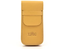 TMC Natural Leather Zgrabne Dėklas na Długopisy Penalas Skórzany su Klapą
