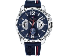 „Tommy Hilfiger 1791476 Decker“ vyriškas mėlynas silikoninis laikrodis