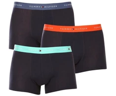 Tommy Hilfiger 3 vnt. rinkinys Vyriški bokseriai Tamsiai Mėlynos Medvilniniai
