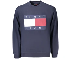 TOMMY HILFIGER MĘSKA mėlyna BLUZA Z ROZPIĘCIEM