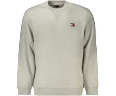 TOMMY HILFIGER MĘSKA Pilka BLUZA Z ROZPINANYM NA ZAMEK