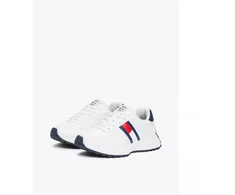 Tommy Hilfiger moteriški FLAG Žemakulniai sportbačiai suvarstomi T3X9-33877-1695X336-X336 BALTI/MĖLYNI