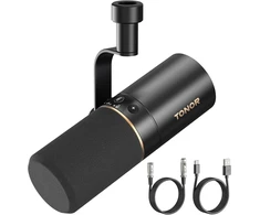 TONOR dinaminis USB ir XLR mikrofonas su kardioidine kryptimi, 50Hz–14kHz, TD510