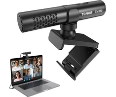 TONOR USB mikrofonas kompiuteriui, superkardioidinė kryptis, funkcija nutildyti, TM310