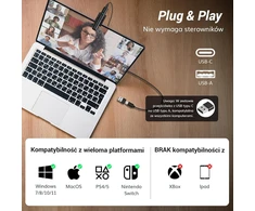 TONOR USB mikrofonas kompiuteriui, superkardioidinė kryptis, funkcija nutildyti, TM310