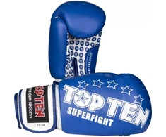 TOP TEN RTT-10 SUPERFIGHT 3000 STARS Bokso pirštinės (WAKO APPROVED naujos)