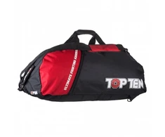 TOP TEN sportinis krepšys su kuprinės funkcija 70 x 35 cm TOR-P2 MMA juoda ir raudona