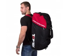 TOP TEN sportinis krepšys su kuprinės funkcija 70 x 35 cm TOR-P2 MMA juoda ir raudona