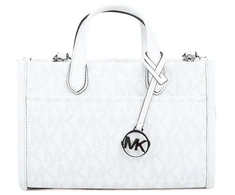 Torebka tote Michael Kors 38S6S3GM5B-OPTIC Baltas ALLUMINIUM