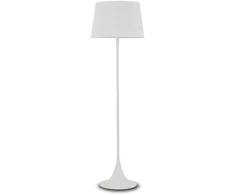 Ideal Lux Floor lamp with 1 light LONDON, E27, baltas
