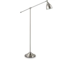 Ideal Lux Floor lamp with 1 light NEWTON, E27, nickel