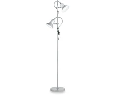 Ideal Lux Floor lamp with 2 lights POLLY, E27, sidabrinis color