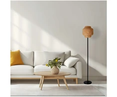 Toršeras BOHO BONN ST, E27, medžio/juodos sp.
