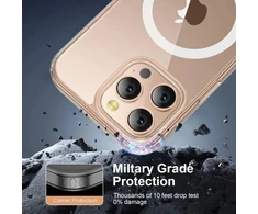 TP Lankstus MagSafe dėklas iPhone 16 Pro Max - Skaidrus