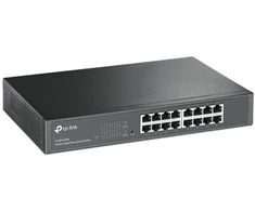 Ausinės TP-Link TL-SG1016DE valdomas tinklo jungiklis L2 Gigabit Ethernet (10/100/1000), juodas