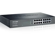 TP-Link TL-SG1016DE valdomas tinklo jungiklis L2 Gigabit Ethernet (10/100/1000), juodas