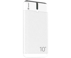 Tracer EnerGo 10000 mAh išorinė baterija, balta / juoda