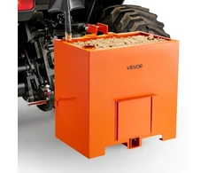VEVOR Traktoriaus balastinė dėžė, 3 taškų, 363 kg, oranžinė