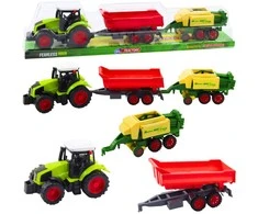 Lean Toys Traktorius su priekaba