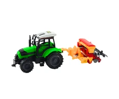 Lean Toys Traktorius su sėjamąja