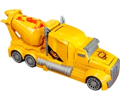Transformeris - automobilis Feng Fa Toys, geltonas