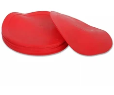 Maxwel Treniruočių aikštelės ritulys 15cm raudonas - 10 vnt.