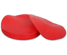 Maxwel Treniruočių aikštelės ritulys 15cm raudonas - 10 vnt.
