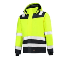 Tricorp Unisex Midi Parka Aukšto Matomumo Dvispalvė Darbinė Striukė MLI-T5197