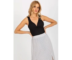 Triko palaidinė moterims NM-BO-L55093.29-juodas