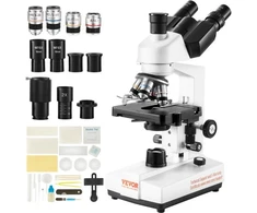 VEVOR Trinokulinis mikroskopas 40X-5000X