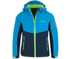 Trollkids Vaikams Kristiansand Striukė Mėlyna/Tamsiai Mėlyna Softshell Striukė (320-117)