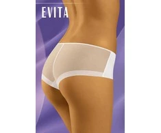 Trumpas Evita Baltos spalvos