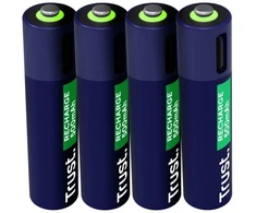 Trust AAA USB-C įkraunamos baterijos, 4 vnt.
