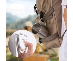 Turistinis puodelis su karabinu 300ml.