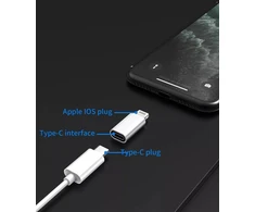 TYPE-C į lightning adapteris