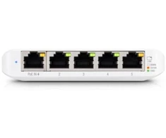 Ausinės Ubiquiti Networks UniFi Flex Mini valdomas komutatorius (5 vnt. pakuotė), „Gigabit Ethernet“ (10/100/1000), „PoE“ palaikymas, baltas
