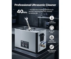 VEVOR 30 l ultragarsinis valiklis su krepšiu