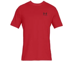 „Under Armour“ marškinėliai su logotipu ant kairės krūtinės M 1326799-600
