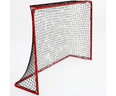 UNIHOC turnyriniai salės riedulio vartai 115x160 cm su tinklu ir kamuoliukų gaudytuvu