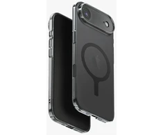 Uniq Airsuit iPhone 17 Air Magclick įkrovimo dėklas - Juodas