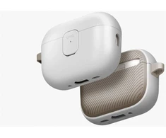 Uniq Clyde dėklas, skirtas AirPods Pro 3rd Gen – pilkai smėlinės spalvos