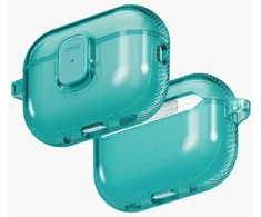 Uniq Glase Pro dėklas AirPods Pro 3 Lock Case - Permatomas Mėlynas