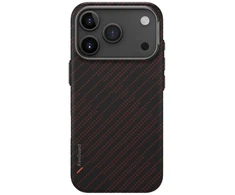 Uniq Keva EDGE Magclick įkrovimo dėklas iPhone 17 Pro - Oranžinis