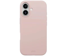 Uniq Lino iPhone 17 Magclick Krovimo dėklas - Rožinis