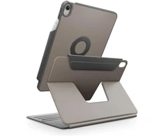 Uniq Rovus Snapmount Magnetinis 360° besisukantis nuimamas dėklas skirtas iPad Air 11" 2024 / 2025 / iPad Air 10.9" 2020 / 2022 - pilkas